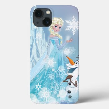 Frozen | Elsa And Olaf - Icy Glow Iphone 13 Case by frozen at Zazzle