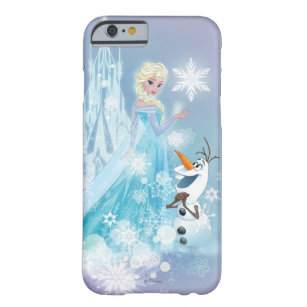 Frozen   Elsa and Olaf - Icy Glow Barely There iPhone 6 Case