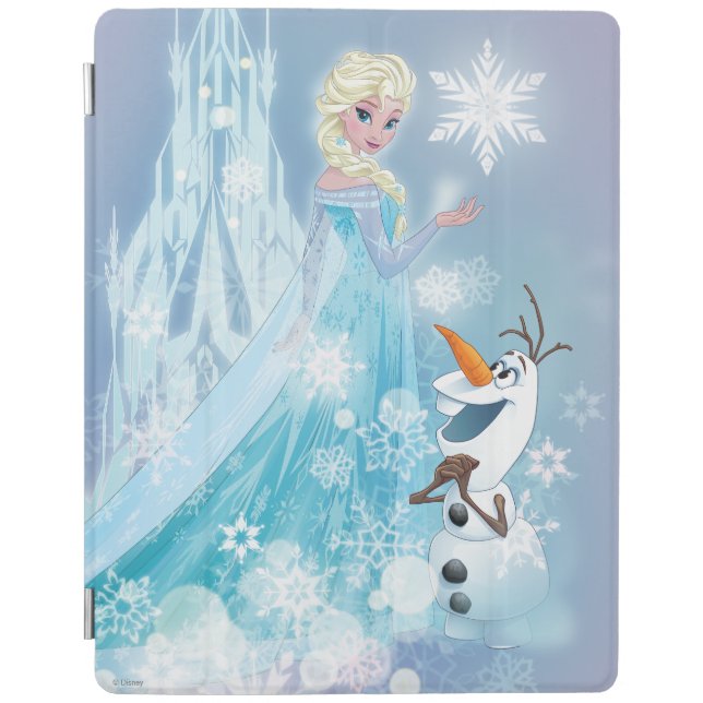 Frozen | Elsa and Olaf - Icy Glow iPad Smart Cover (Front)