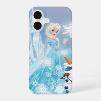 Frozen | Elsa and Olaf - Icy Glow iPhone 16 Case