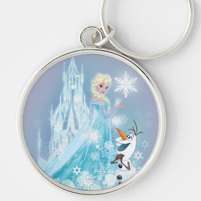 Frozen | Elsa and Olaf - Icy Glow Keychain (Front)