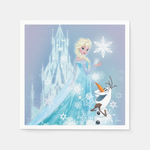 Frozen  Elsa and Olaf _ Icy Glow Napkins