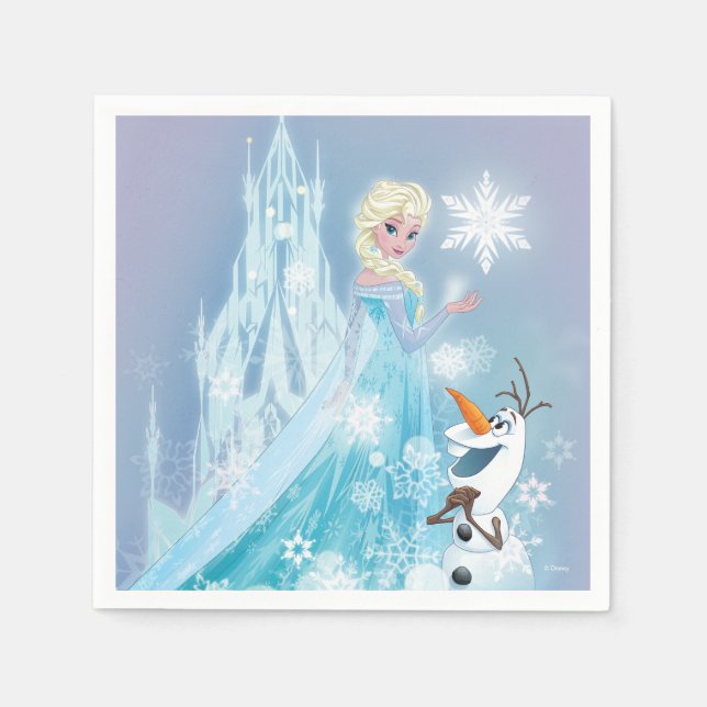 Frozen | Elsa and Olaf - Icy Glow Napkins (Front)