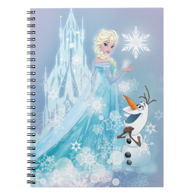 Frozen | Elsa and Olaf - Icy Glow Notebook (Front)