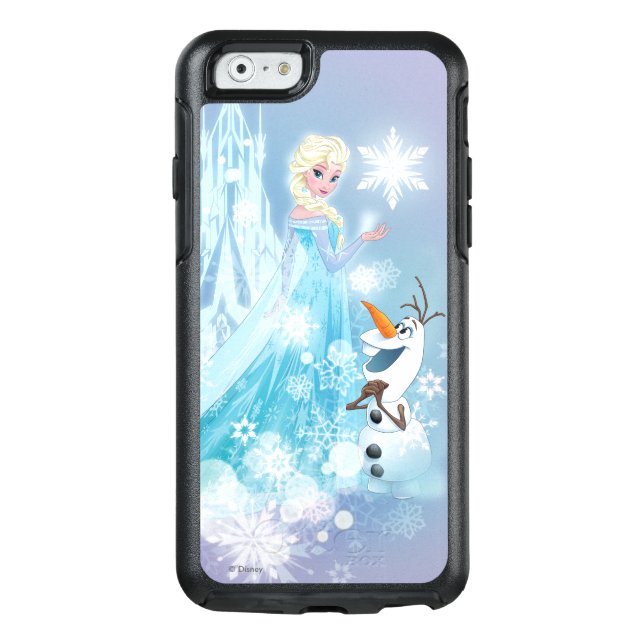 Frozen | Elsa and Olaf - Icy Glow Otterbox iPhone Case (Back)