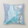 Frozen | Elsa and Olaf - Icy Glow Throw Pillow