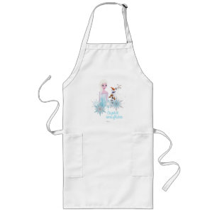 Frozen Elsa and Olaf Long Apron