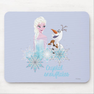 Frozen Elsa and Olaf Mouse Pad