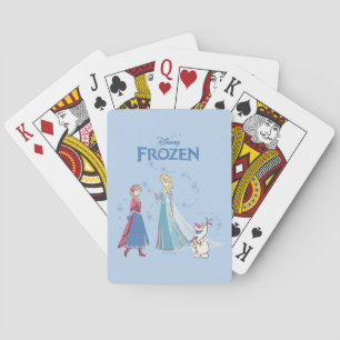 Frozen Elsa, Anna & Olaf Playing Cards