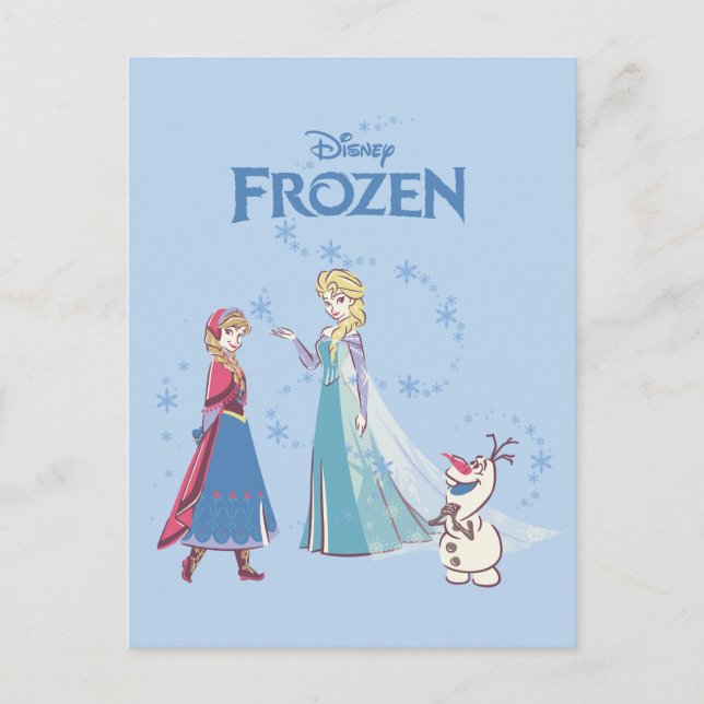 Frozen | Elsa, Anna & Olaf Postcard (Front)