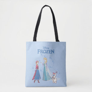Frozen   Elsa, Anna & Olaf Tote Bag