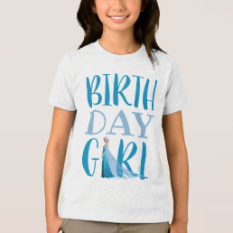 Frozen Elsa | Birthday Girl Tri-Blend Shirt