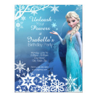 Frozen Elsa Birthday Invitation