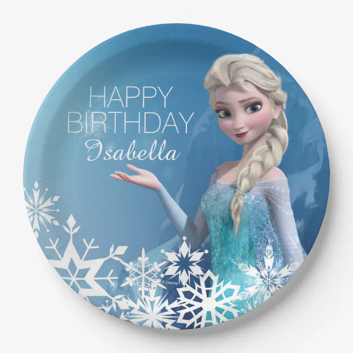 disney frozen plates