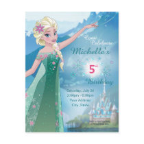 Frozen Elsa Birthday Party Invitation