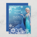 Frozen Elsa Birthday Party Invitation