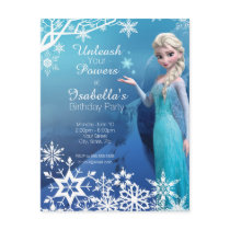 Frozen Elsa Birthday Party Invitation