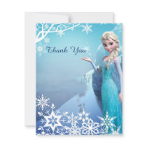 Frozen Elsa Birthday Party Thank You