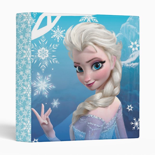 Frozen | Elsa Over the Shoulder Smirk Binder | Zazzle