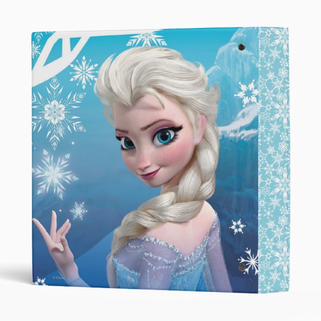 elsa ページ　SCO-110/CW Frozen | Elsa Over the Shoulder Smirk Binder | Zazzle