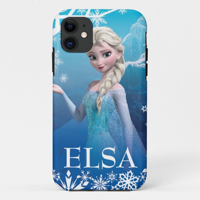Frozen | Elsa Over the Shoulder Smirk Case-Mate iPhone Case (Back)