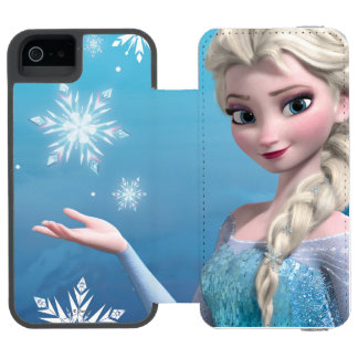 Frozen | Elsa Over the Shoulder Smirk iPhone SE/5/5s Wallet Case