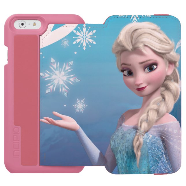 Frozen | Elsa Over the Shoulder Smirk Incipio iPhone Wallet Case (Folio Open)