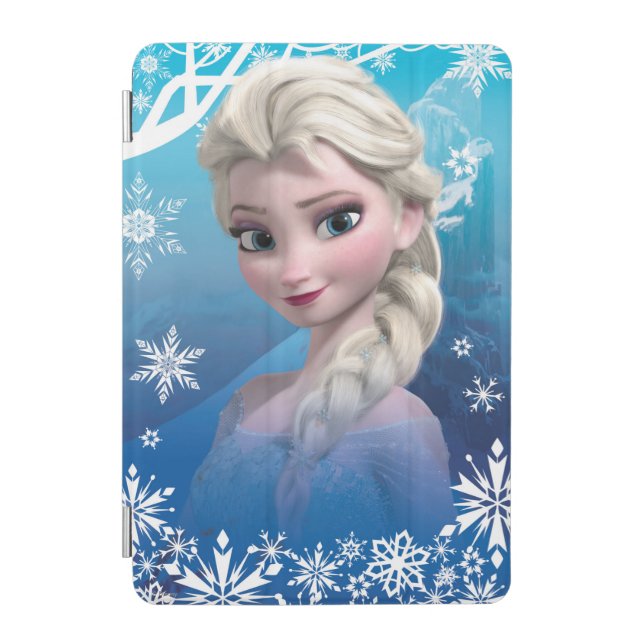 Frozen | Elsa Over the Shoulder Smirk iPad Mini Cover (Front)