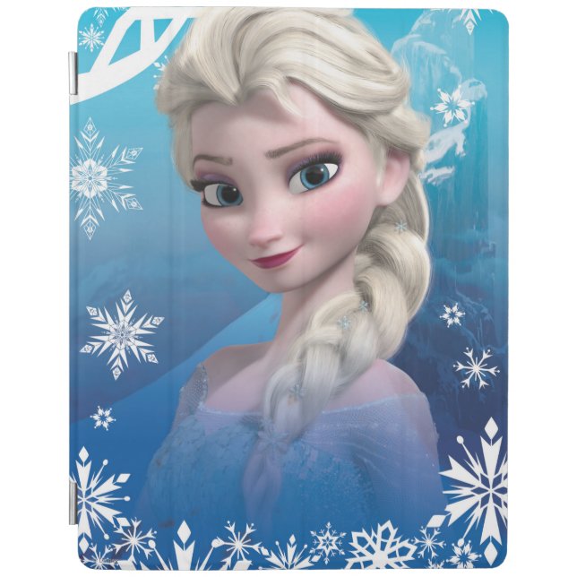 Frozen | Elsa Over the Shoulder Smirk iPad Smart Cover (Front)