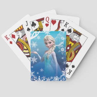 Frozen | Elsa Over the Shoulder Smirk Playing Card