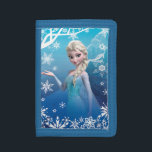 Frozen | Elsa Over the Shoulder Smirk Trifold Wallet<br><div class="desc">Frozen - Elsa</div>