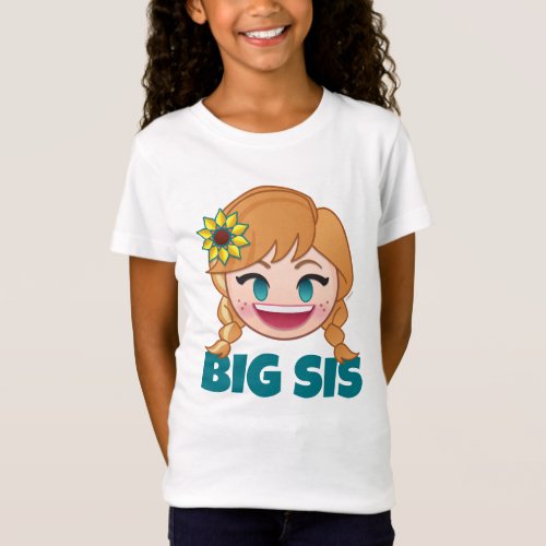 Frozen Emoji  Anna _ Big Sis T_Shirt