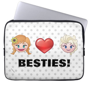 Frozen Emoji   Anna & Elsa Laptop Sleeve