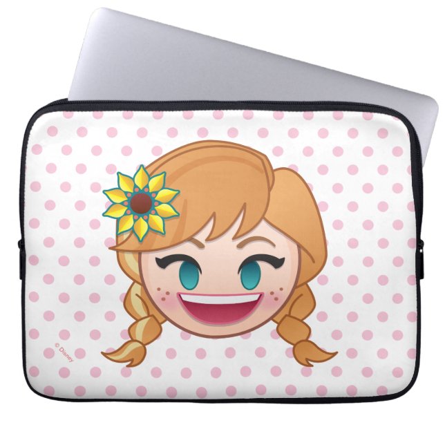 Frozen Emoji | Anna Laptop Sleeve (Front)