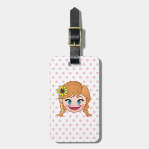 Frozen Emoji Anna Luggage Tag