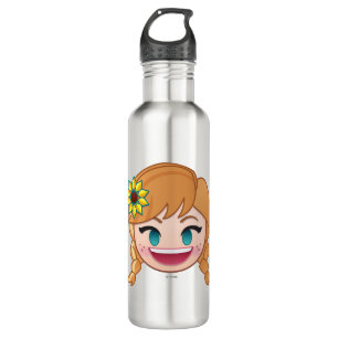 Frozen Emoji   Anna Water Bottle