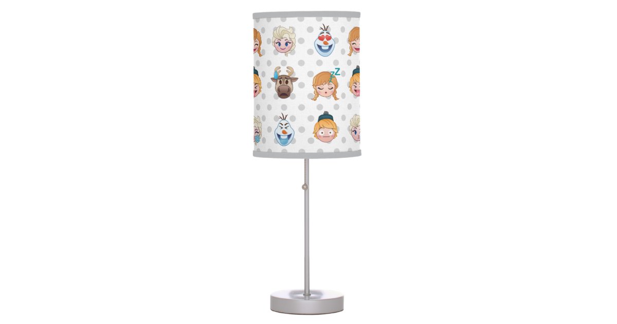 Frozen Emoji Characters Table Lamp, Disney Character Table Lampshade