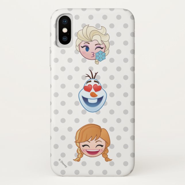 Frozen Emoji | Elsa, Anna & Olaf Case-Mate iPhone Case (Back)