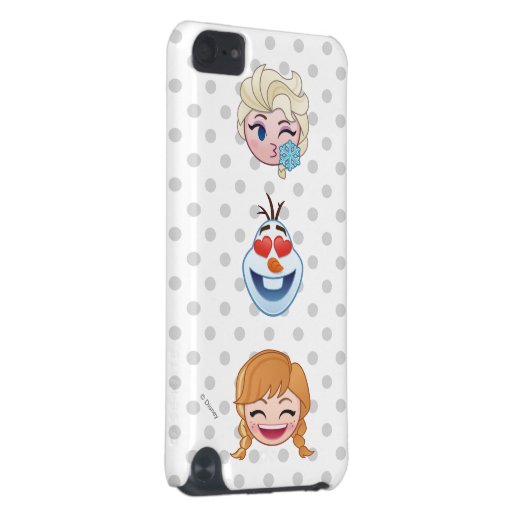 Frozen Emoji | Elsa, Anna & Olaf iPod Touch (5th Generation) Case (Back/Right)