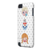Frozen Emoji | Elsa, Anna & Olaf iPod Touch (5th Generation) Case (Back Left)