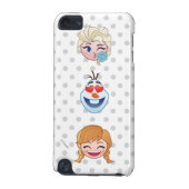 Frozen Emoji | Elsa, Anna & Olaf iPod Touch (5th Generation) Case (Back)