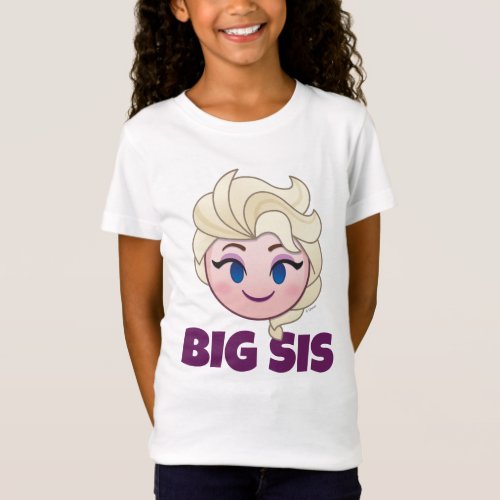 Frozen Emoji  Elsa _ Big Sis T_Shirt