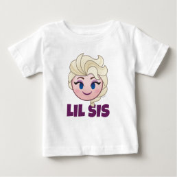 Frozen Emoji | Elsa - Lil Sis Baby T-Shirt