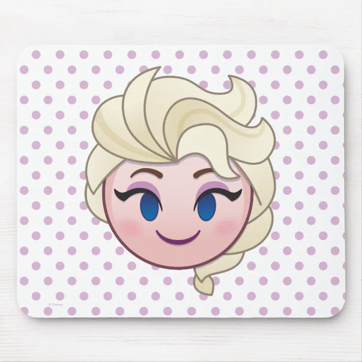 Frozen Emoji Elsa Mouse Pad Zazzle