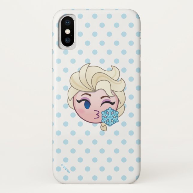 Frozen Emoji | Elsa Throwing a Kiss Case-Mate iPhone Case (Back)
