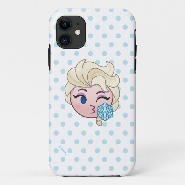 Frozen Emoji | Elsa Throwing a Kiss Case-Mate iPhone Case (Back)