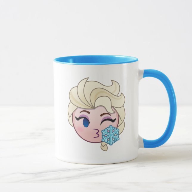 Frozen Emoji | Elsa Throwing a Kiss Mug (Right)
