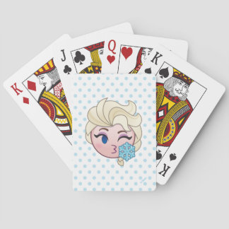 Frozen Emoji | Elsa Throwing a Kiss Playing Cards