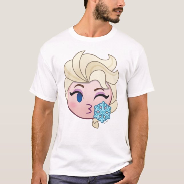 Frozen Emoji | Elsa Throwing a Kiss T-Shirt (Front)