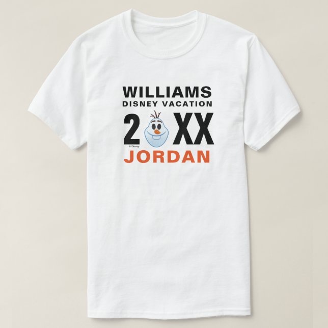 Frozen Emoji | Olaf - Family Vacation T-Shirt (Design Front)